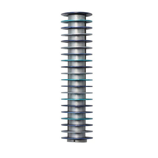 Blue Emanuel Mezuzah Case w/ Discs