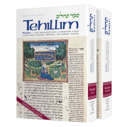 Tehillim / Psalms - 2 Vol Shrink Wrapped Set: A new translation with a commentary anthologized from Talmudic, Midrashic, and Rabbinic sources