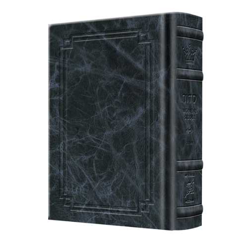 Pocket Size - Women's Siddur - Ohel Sarah - Ashkenaz The Klein Ed. - Signature Leather - Navy