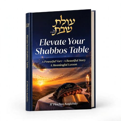 Elevate Your Shabbos Table: A Powerful Vort. A Beautiful Story. A Meaningful Lesson