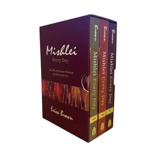 Mishlei Ever Day: 365 Gifts of Ancient Wisdom on Virtue and Vice 3 Vol. Set (Paperback)