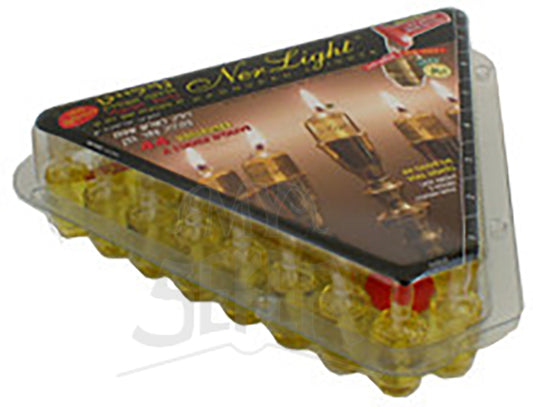 Ner Light Channukah Lights-Box of 44 olive oil vials