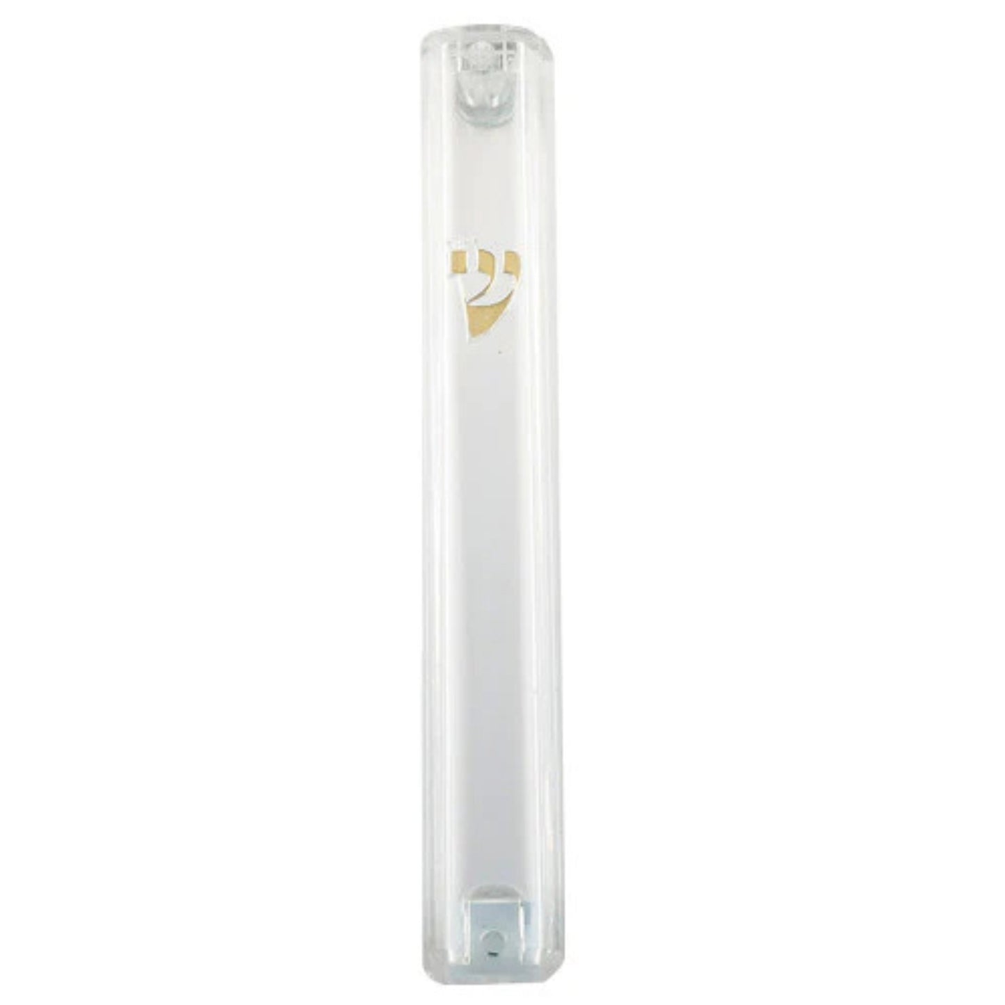 Clear Plastic Mezuzah Case 10cm
