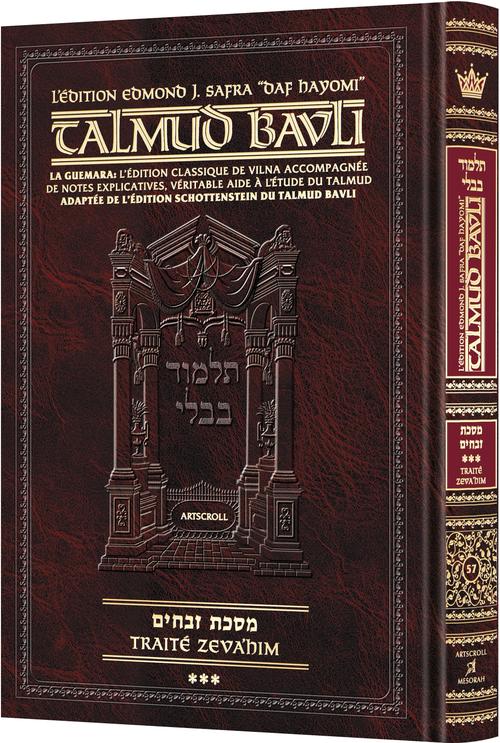 Edmond J. Safra - French Ed Daf Yomi Talmud [#57] - Zevachim 3 (83a-120b)