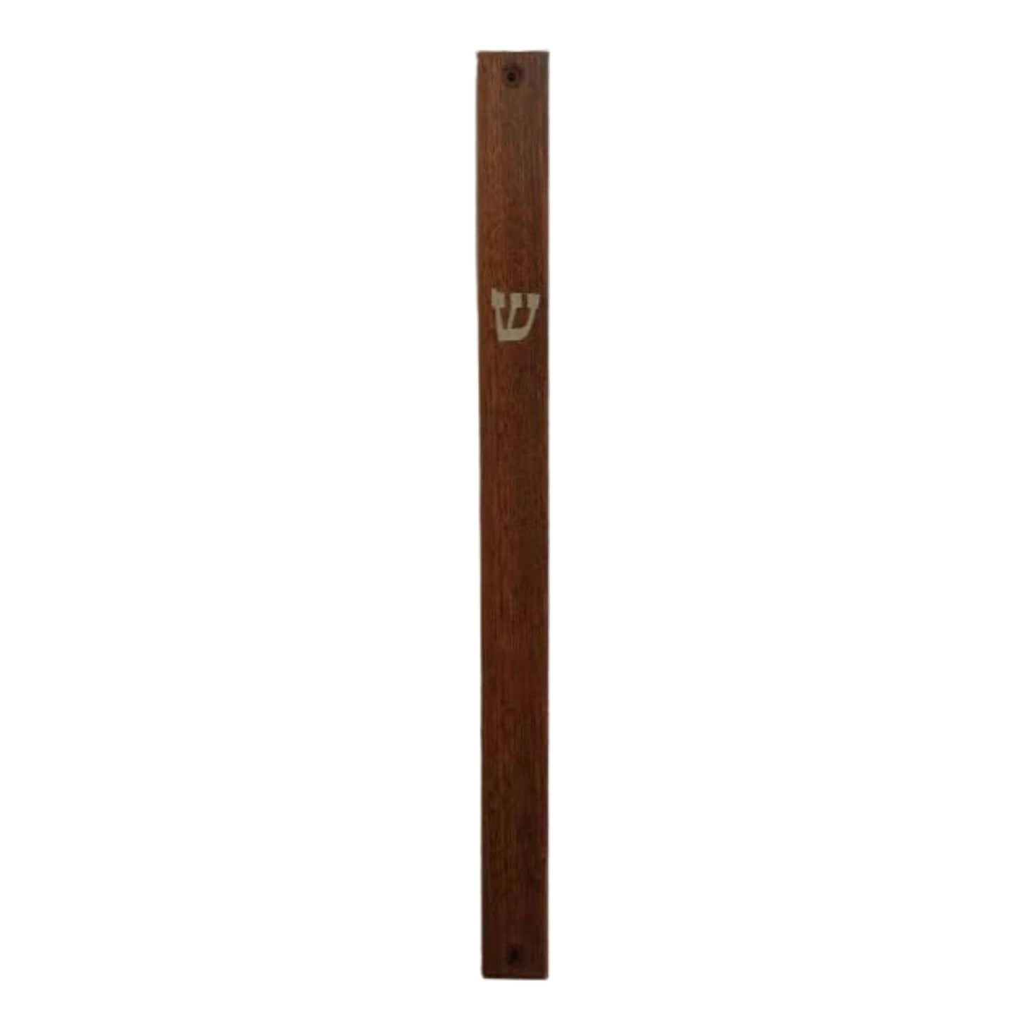 Dark Wood Flat Mezuzah Case 30cm