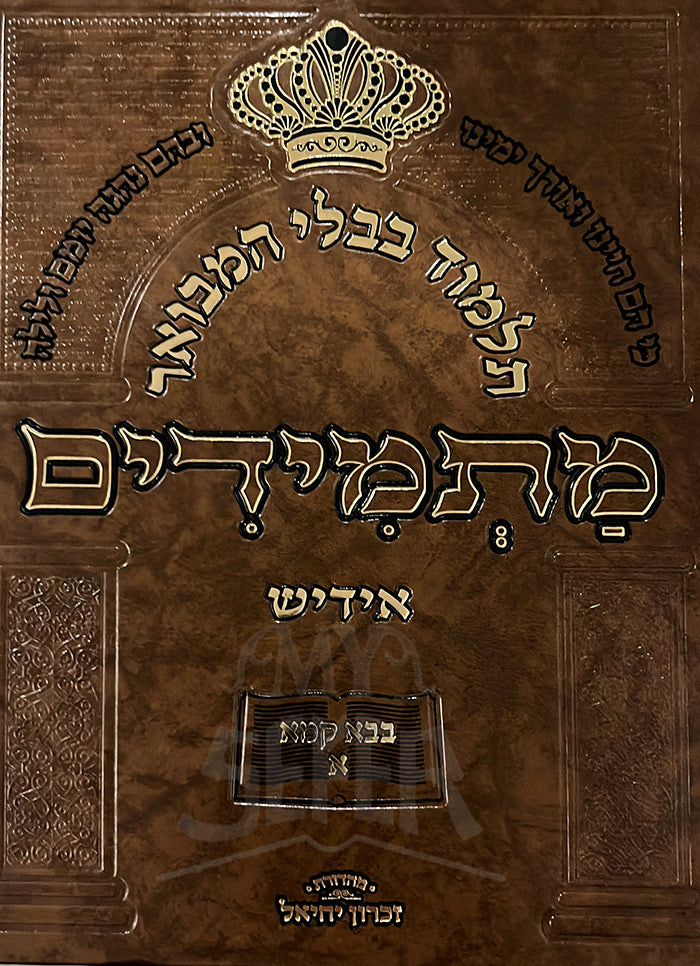 Talmud Bavli Hamevuar Matemmidim Yiddish / תלמוד בבלי המבואר מתמידים אידיש