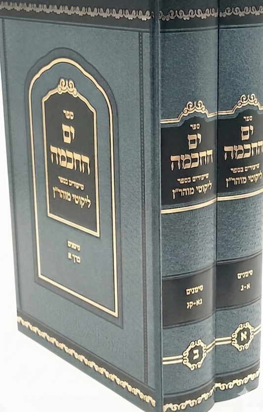 Yam Hachochma al Chayei Moharan Set (Book 1 &2)  (Rabbi Yitzchak Meir Morgenstern) / ים החכמה -שיעורים בספר חיי מוהר''ן