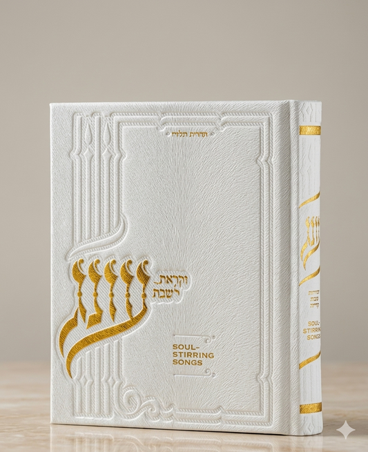 Oneg Zemiros (White) - Hardcover Medium