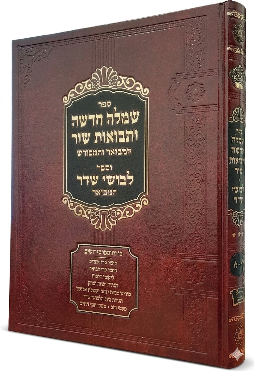 Simlah Chadashah UTevuat Shor / שמלה חדשה ותבואות שור המבואר - סי' לה - לו - גדול