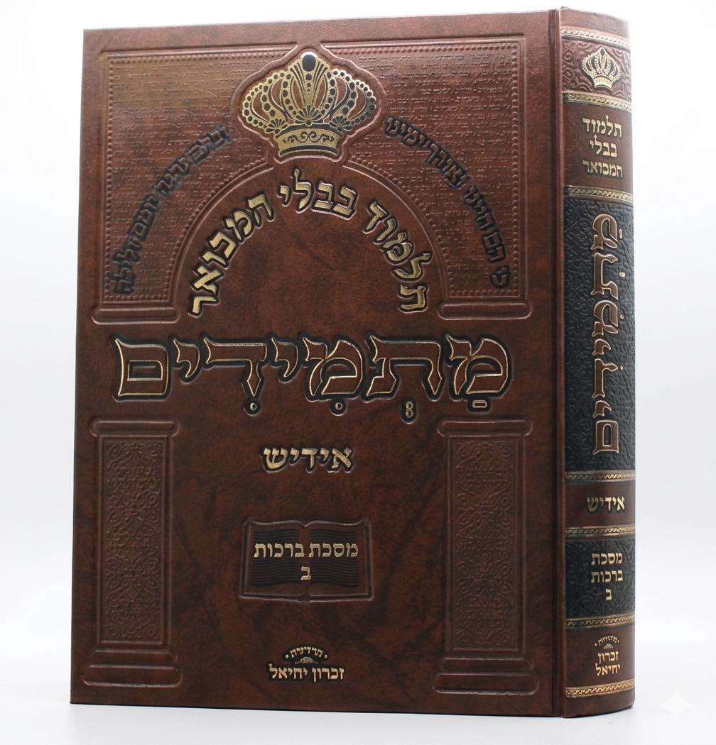 Gemara Masmidim Brachot Chekek Bes Perakim 5 Till End / גמ' מתמידים אידיש - ברכות ח"ב [פרקים ה-סוף]