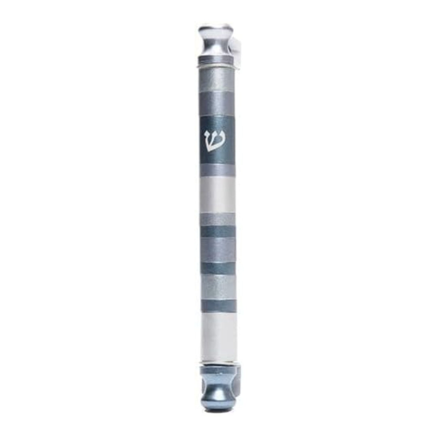Grays Anodized Cylinder Mezuzah Case Stripes
