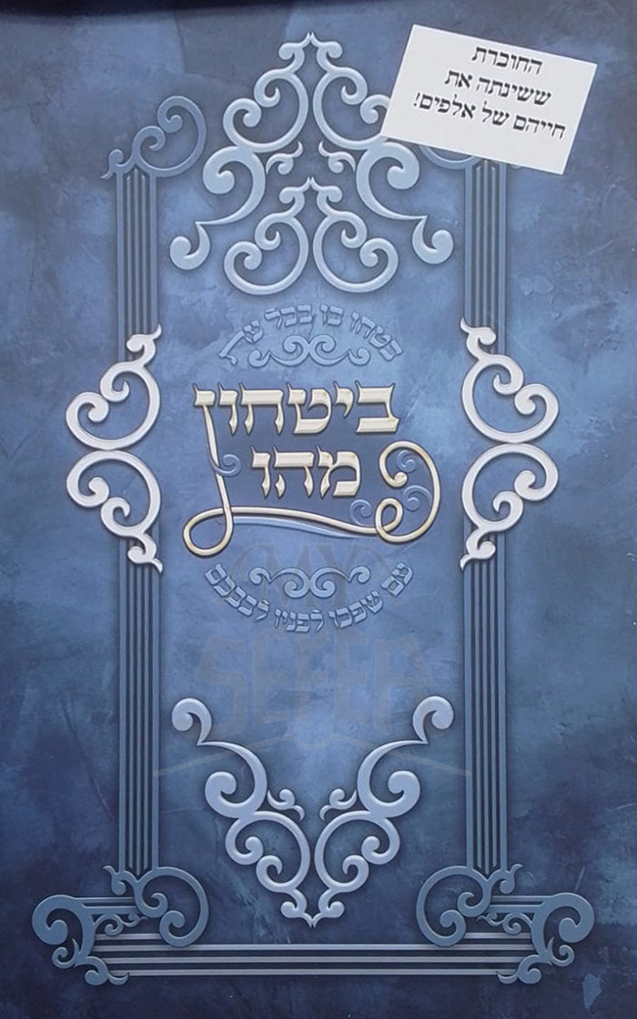 Bitachon Mahu / ביטחון מהו