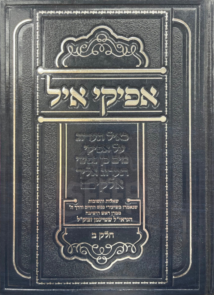Afikei Ayil 2 Volume Set (Shteinman) / אפיקי איל 2 כרכים (שטינמן)