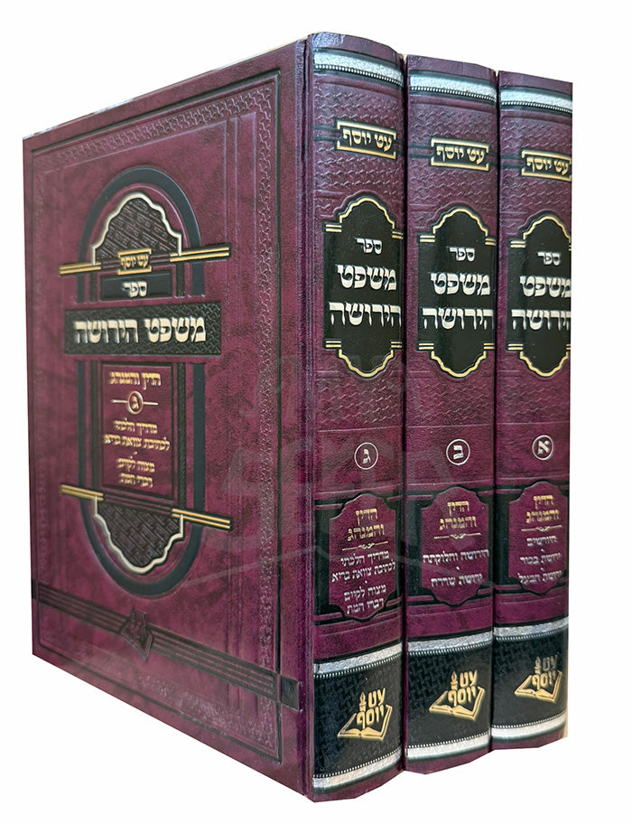 Sefer Mishpat HaYerushah 3 Volume Set / ספר משפט הירושה 3 כרכים