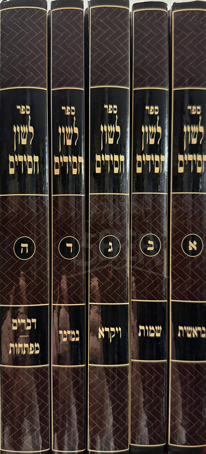 Sefer LeShon Chassidim 5 Volume Set / ספר לשון חסידים – My Sefer