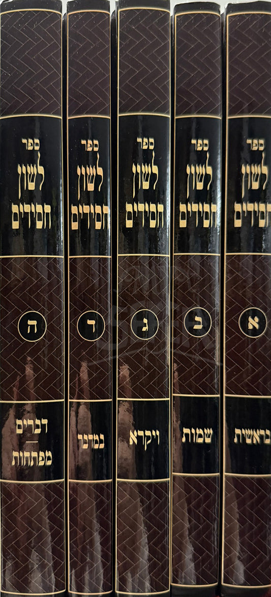 Sefer LeShon Chassidim 5 Volume Set / ספר לשון חסידים