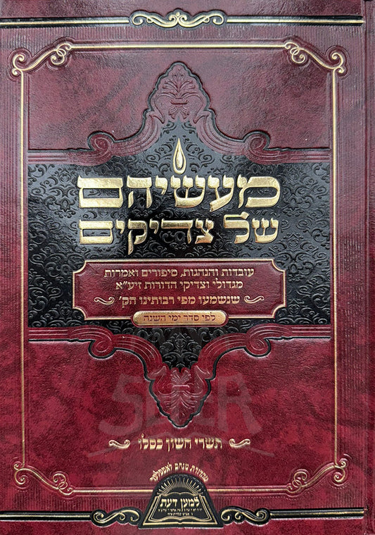 Ma'aseihem Shel Tzaddikim /מעשיהם של צדיקים