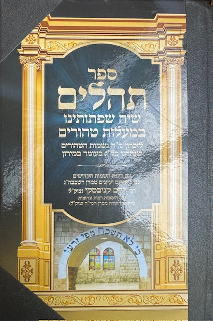 Tehilim Siach Sefsosanu With Binding  / תהילים שיח שפתותיינו רח ק ענק חדש