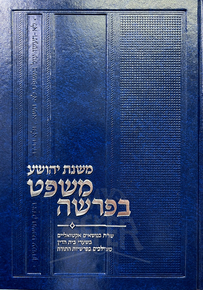 Mishnas Yehoshua - Mishpat Beparshah / משנת יהושע משפת בפרשת