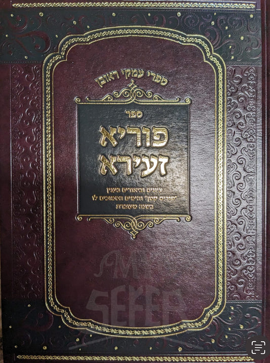 Sefer Puraya Zeira Al Purim Katan / ספר פוריא זעירא על פורים קטן
