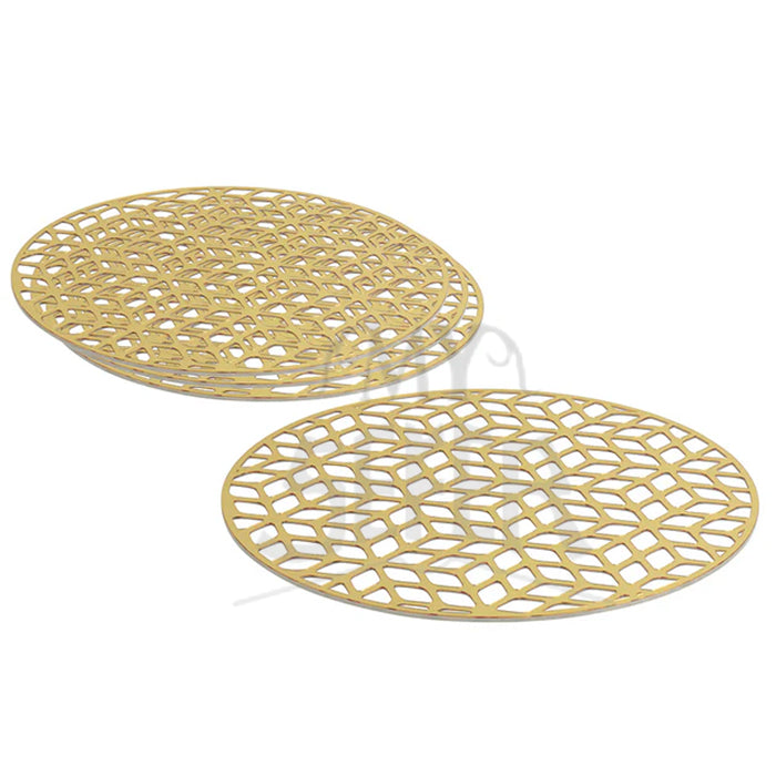 Lucite & Laser Cut Chargers 4pk