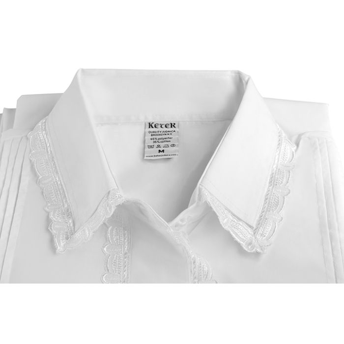 Kittel Lace with Buttons Medium (44" Long)
