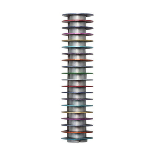 Multicolor Emanuel Mezuzah Case w/ Discs