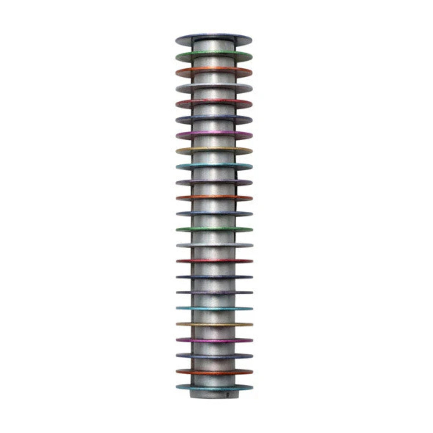 Multicolor Emanuel Mezuzah Case w/ Discs 12cm