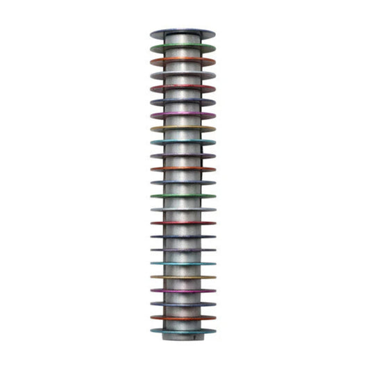 Multicolor Emanuel Mezuzah Case w/ Discs 12cm