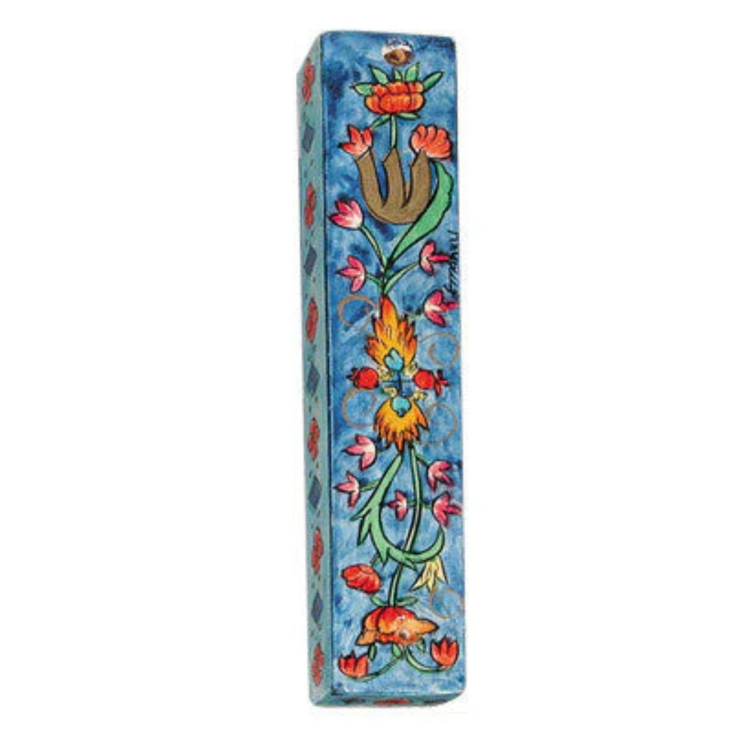 Oriental Large Wooden Mezuzah
