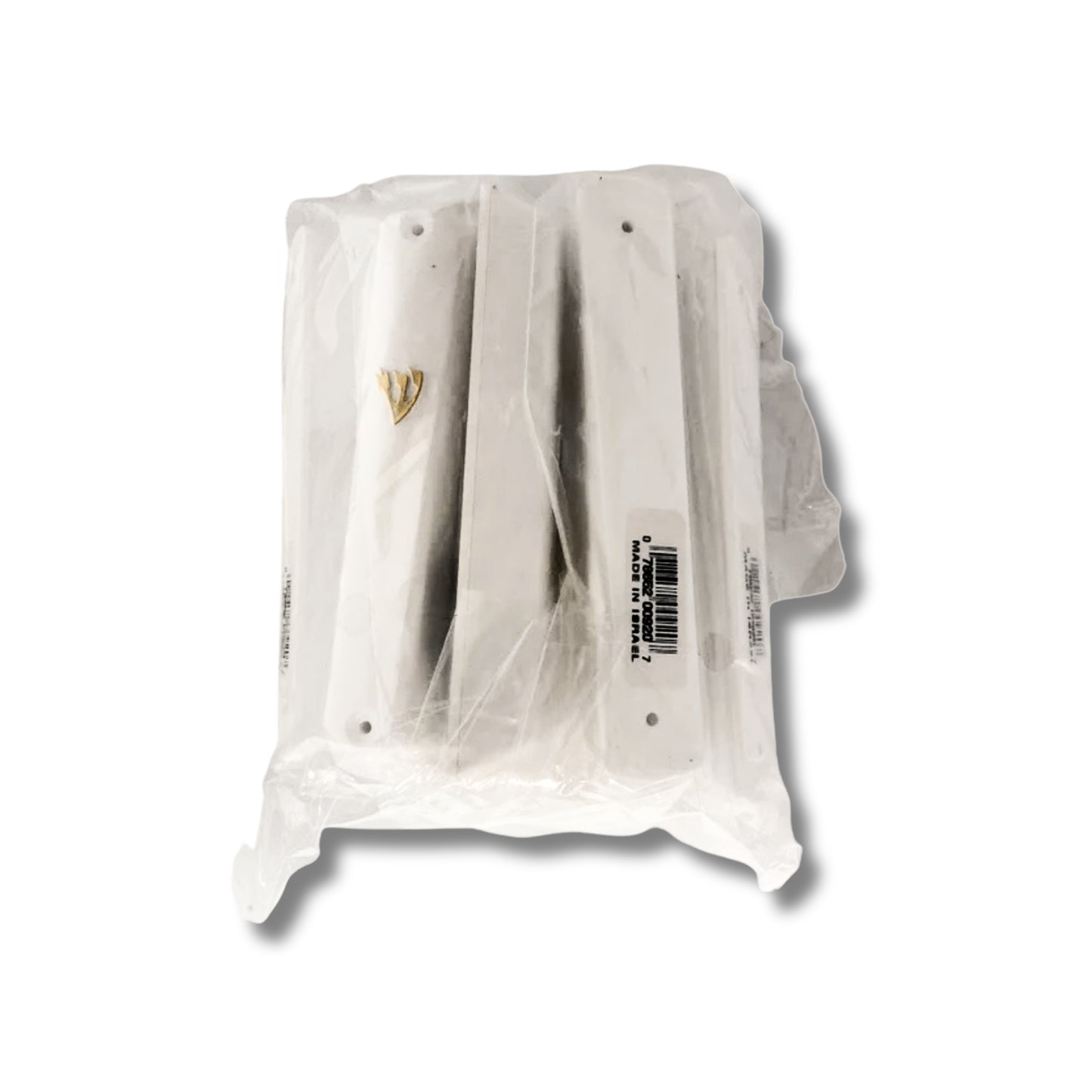 White Plastic Mezuzah Case 10cm-12 Pack