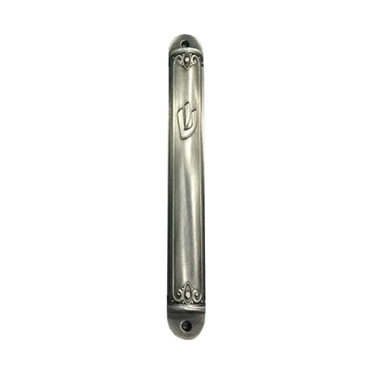 Pewter Floral Frame Pewter Mezuzah Cases 12cm (Karshi)