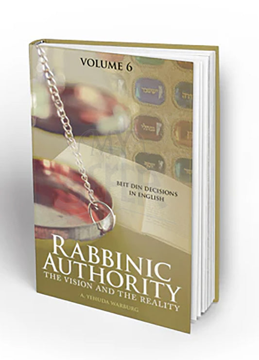 Rabbinic Authority Vol. 6 - The Vision and the Reality, Beit Din Decisions
