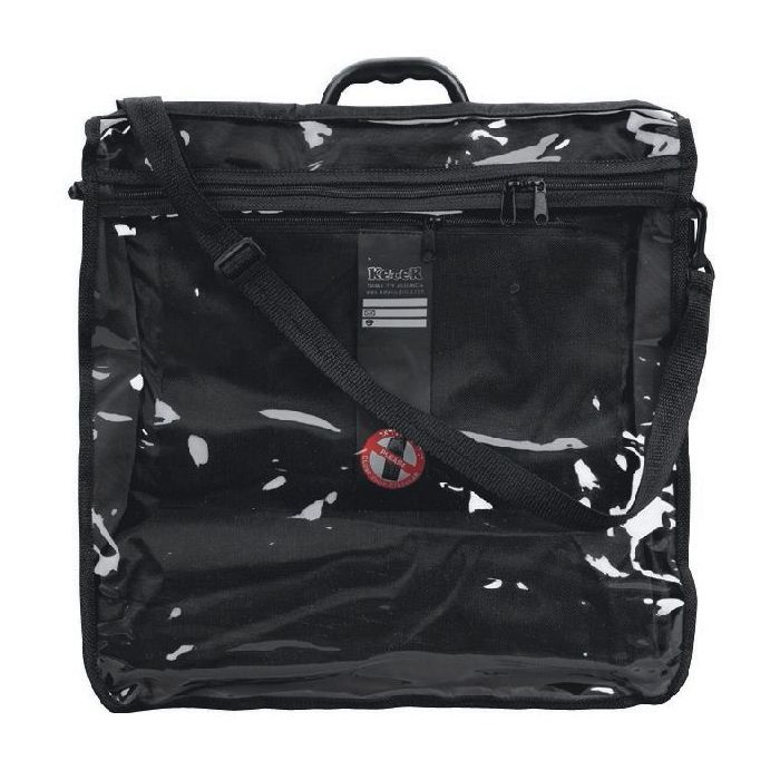 Tallis Tote, Rain Proof. Clear Front (Medium- 15" x 12")