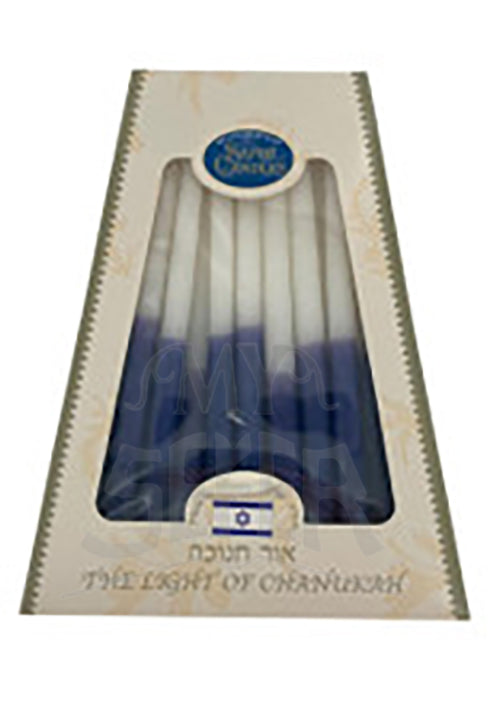 Safed Deluxe Chanukah Candles