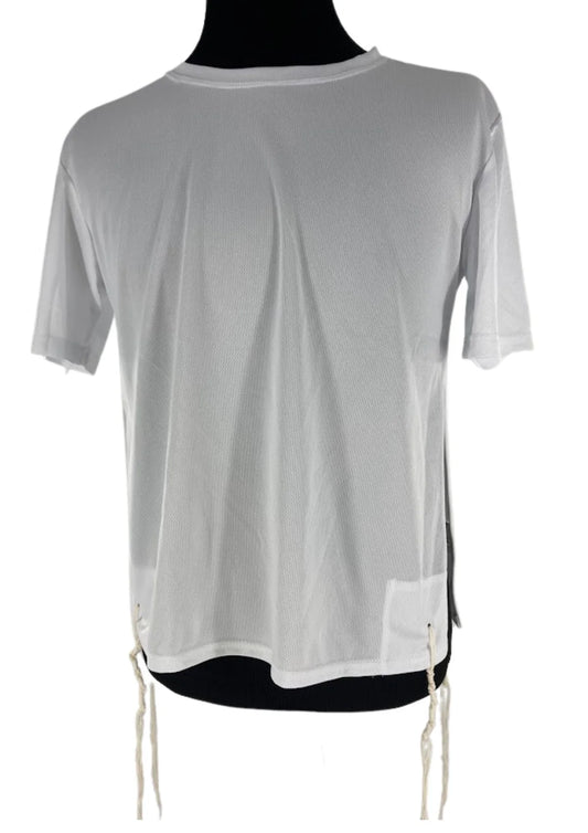 DryTzit Dry Fit Sports Tzitzis-Polyester-White: Small (34"-38")