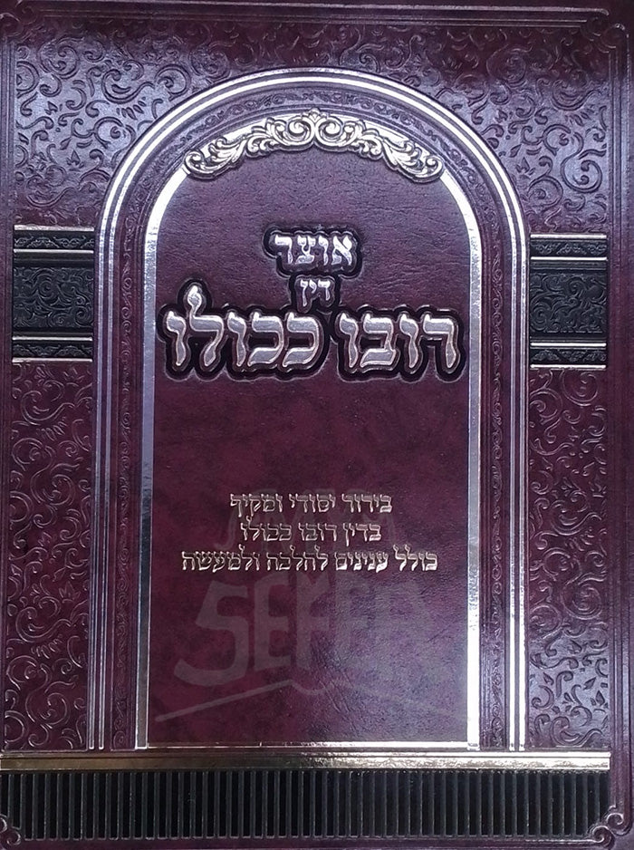 Otzar Din Rubo K'Kullo / אוצר דין רובו ככולו