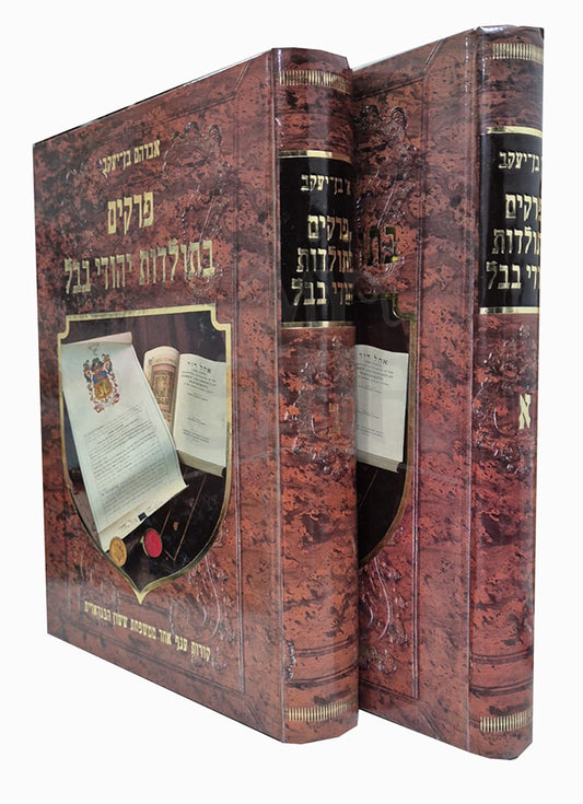 Perkim VeToldot Yehudei Bevel 2 Volume Set / פרקים בתולדות יהודי בבל