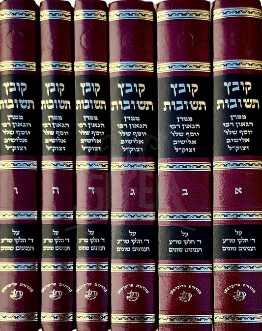 Kovetz Halachot set ( Rabbi Shmuel Kamenetsky) / קובץ תשובות הגריש - י. בלוי ספרים
