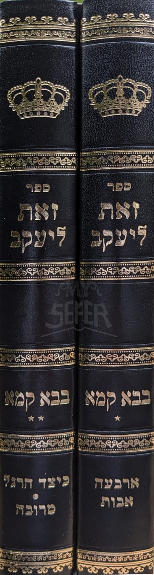 Sefer Zecher  leYaakov- Bava Kamma 2 Volume Set / ספר זאת ליעקב