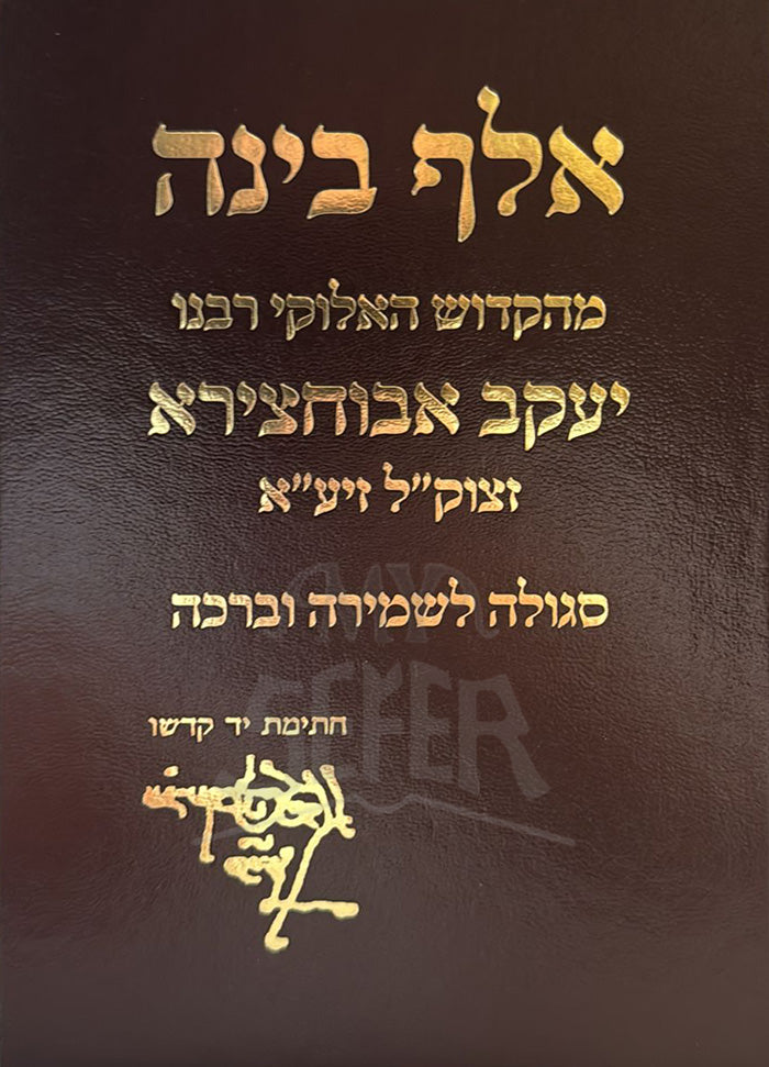 Sefer Alef Binah / ספר אלף בינה