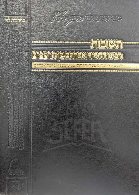 Teshuvos Rabbeinu HaChassid Avraham Ben HaRambam / תשובות רבינו החסיד אברהם בן הרמב"ם