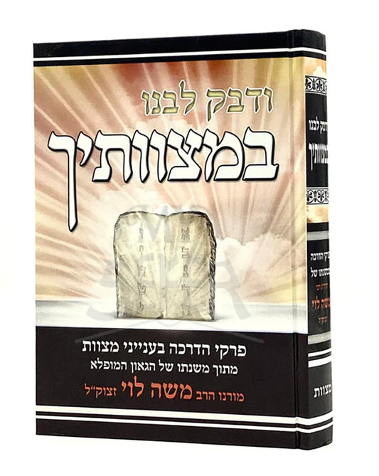 VeDavek Libenu BeMitzvotekha/ 'ודבק לבנו במצוותיך - פרקי הדרכה בעבודת ה