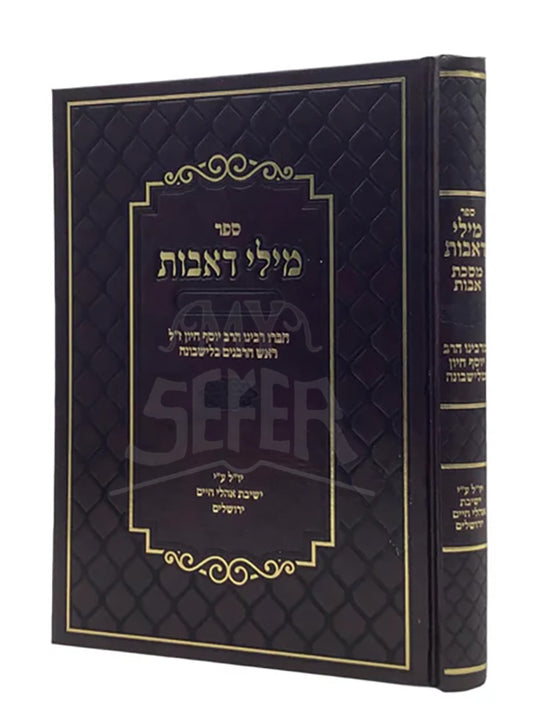 Milei DeAvot on Masechet Avot - Chayun / ספר מילי דאבות על פרקי אבות