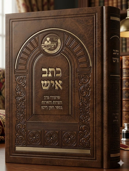 Ketav Ish - Shiurei Iyun Besefer Chafetz Chaim /  כתב איש, שיעורי עיון בספר חפץ חיים