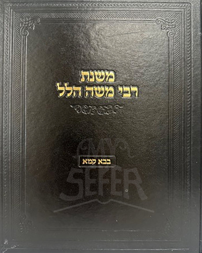 Mishnas Rabbi Moshe Hillel Al Maseches Bava Kamma / משנת רבי משה הלל על בבא קמא