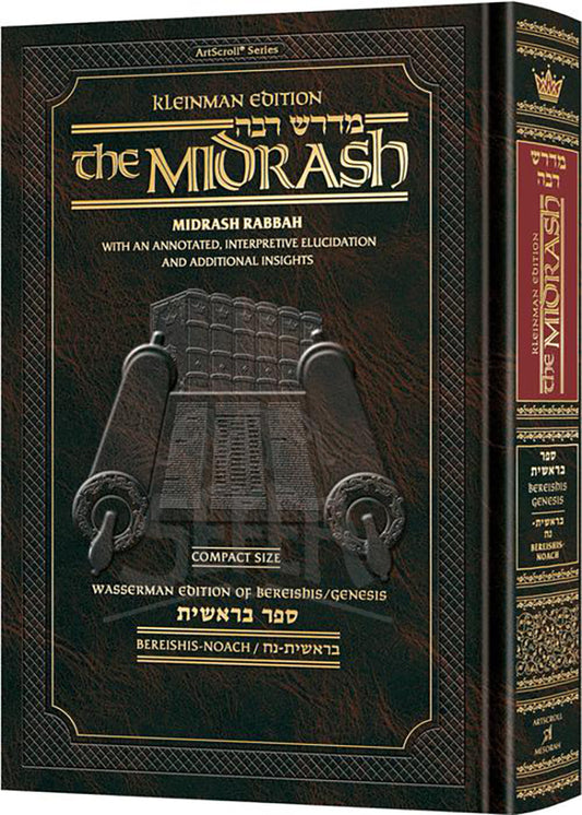 Compact Size Kleinman Ed Midrash Rabbah: Bereishis Vol 1 Parshiyos Bereishis through Noach