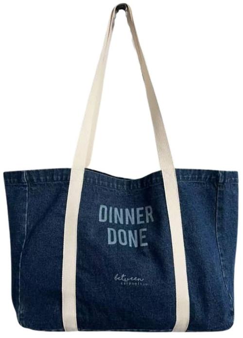 Dinner Done Denim Tote Bag