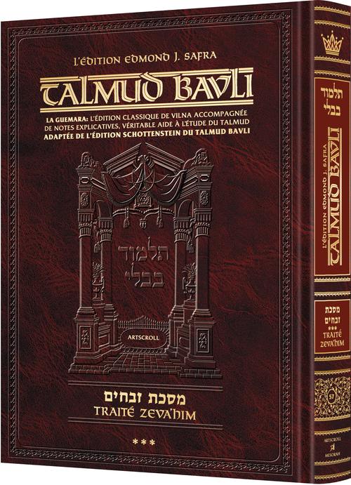 Edmond J. Safra - French Ed Talmud [#57] - Zevachim 3 (83a-120b) (Hardcover)