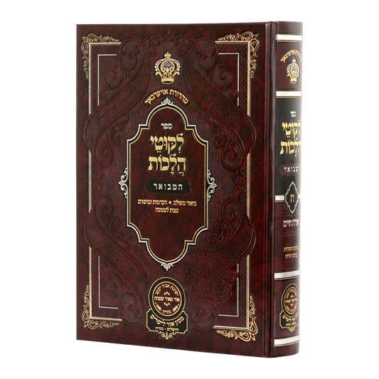 Likutei Halachaos Hamevuar Orach Chaim #8 [Birchas Hapeiros - Birchas Hareach] / ליקוטי הלכות המבואר אורח חיים חלק ח